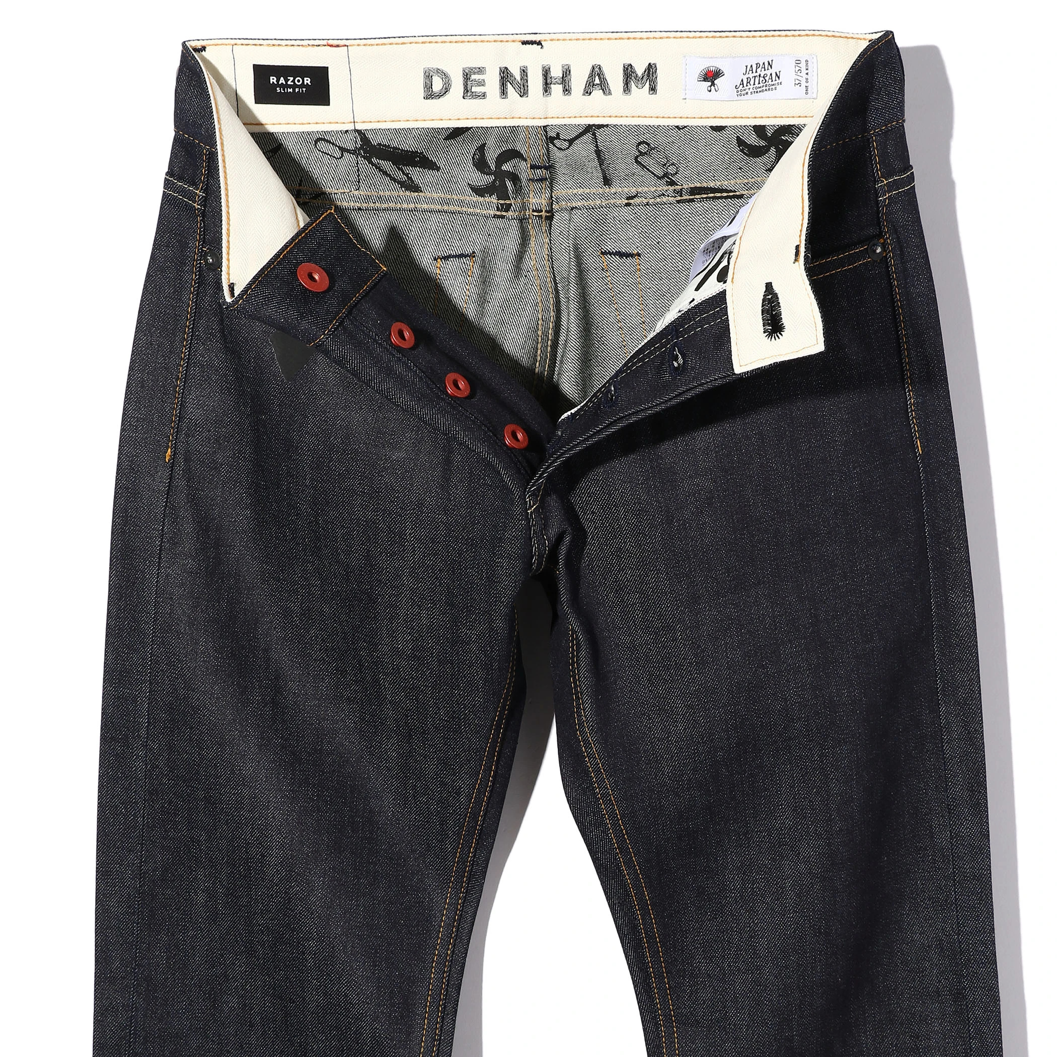 DENHAM MADE IN JAPAN RAZOR スリムジーンズ-