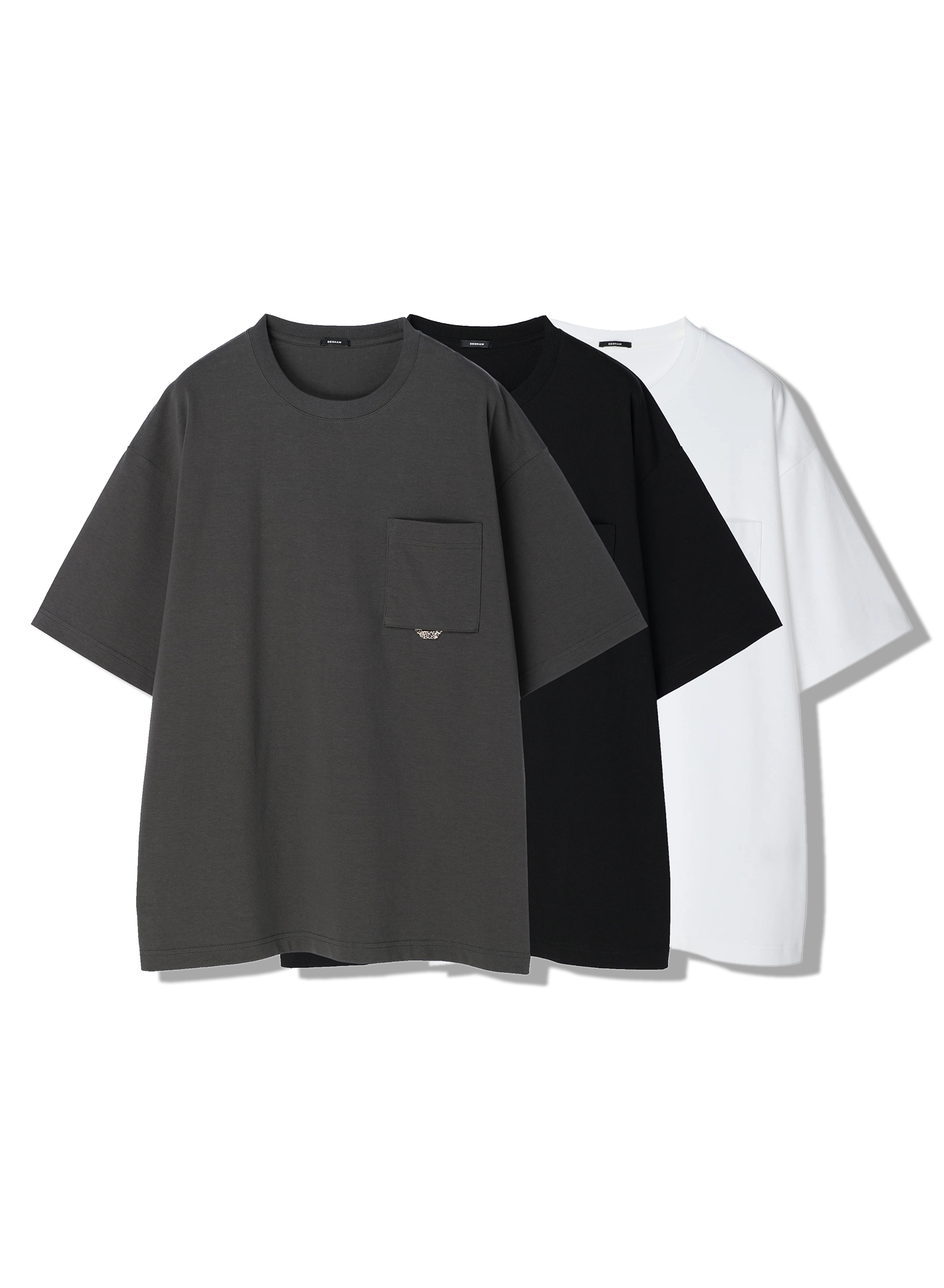 DENHAM 3pack Tシャツ-