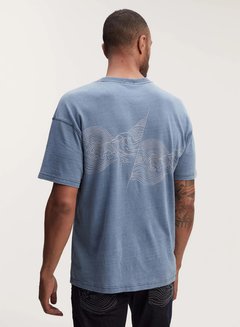 DENHAM(デンハム) |15TH SASHIKO REG TEE IJ