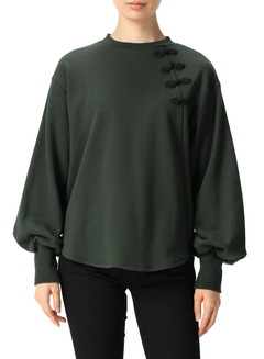 DENHAM(デンハム) |ROUND HEM CHN SWEAT