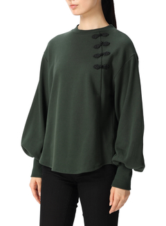 DENHAM(デンハム) |ROUND HEM CHN SWEAT