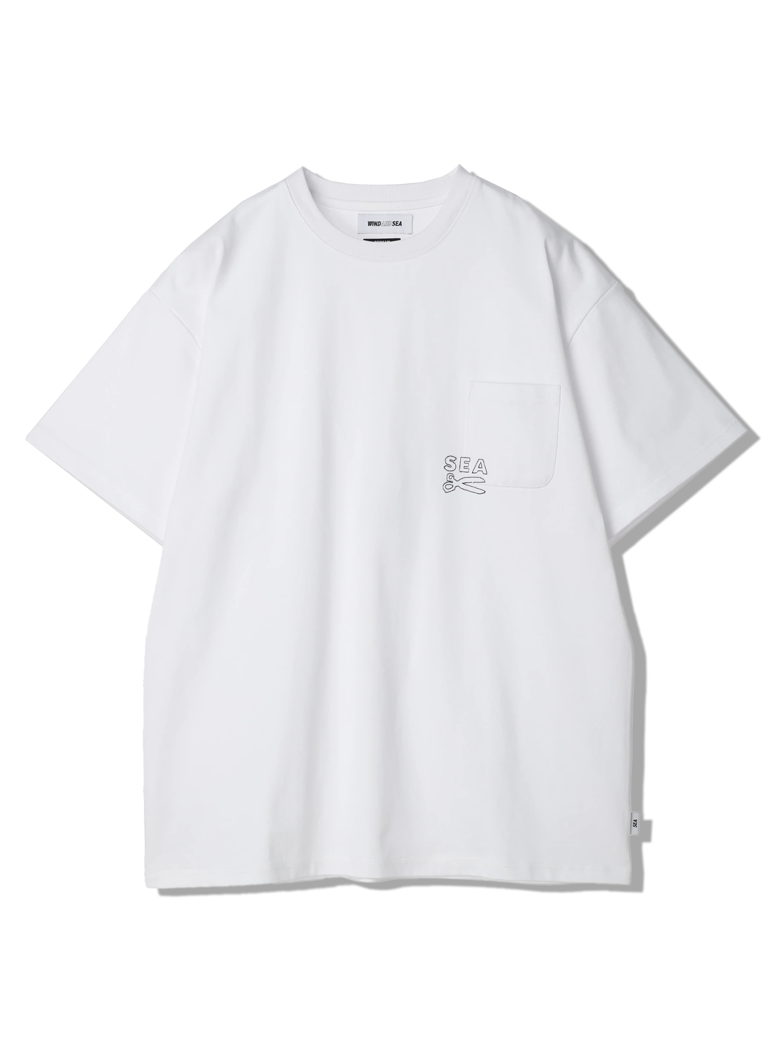 Tシャツ/カットソー(半袖/袖なし)【新品L】WIND AND SEA x DENHAM Pocket Tee