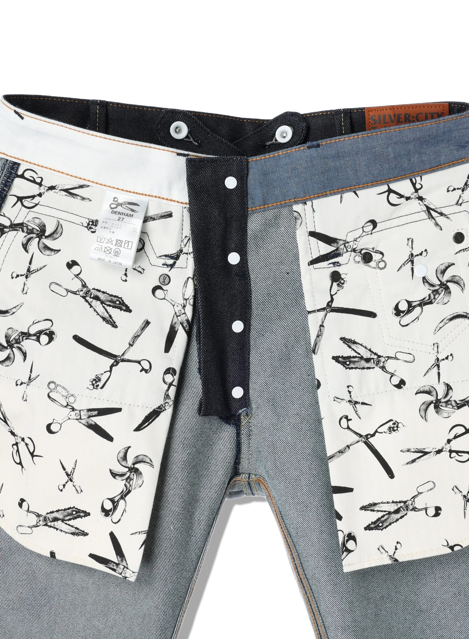 DENHAM デンハム　CROSSBACKクロスバック　ダメージ加工　L~XL CROSSBACK（クロスバック）MIJTOKYOW [No_01-22-08-11-036