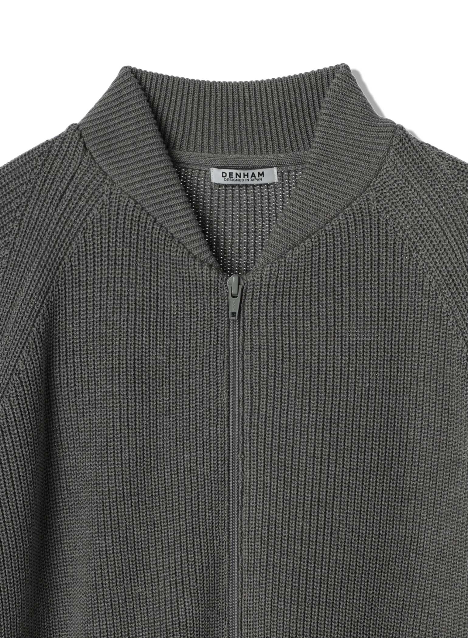 DENHAM(デンハム) |ZIP UP HALF CARDIGAN