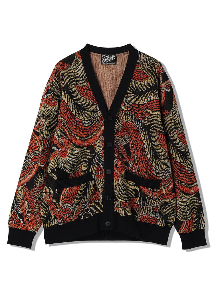 YOD JACQUARD CARDIGAN