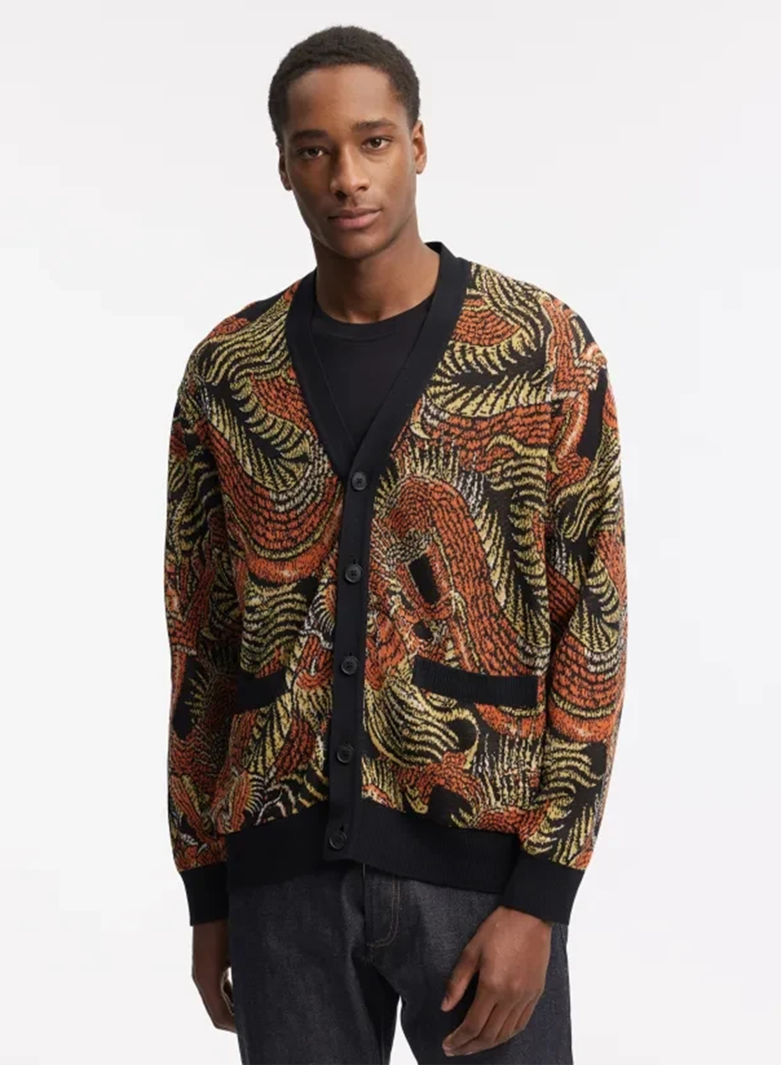 DENHAM(デンハム) |YOD JACQUARD CARDIGAN