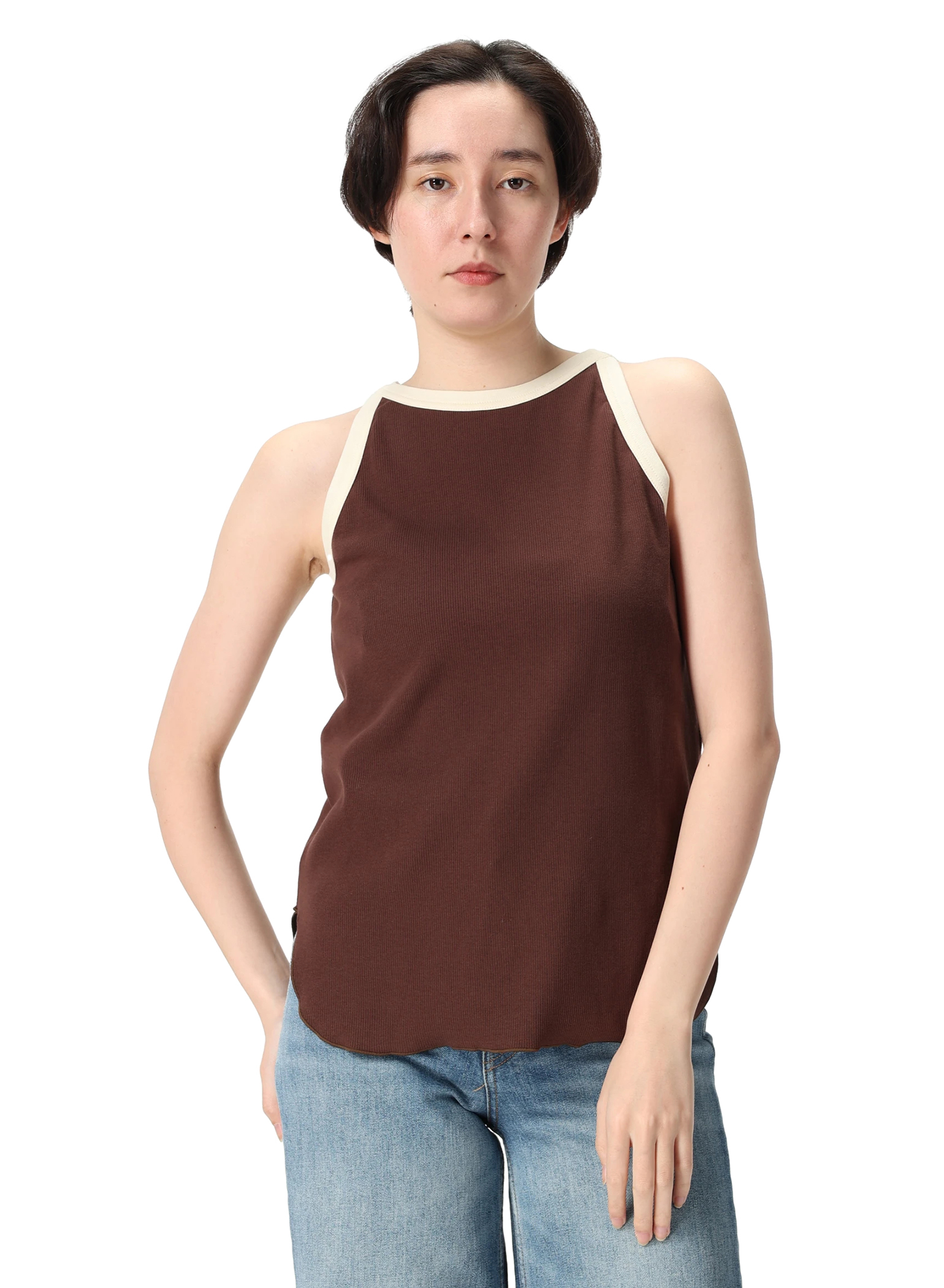 DENHAM(デンハム) |DESERT BICOLOR TANK TOP