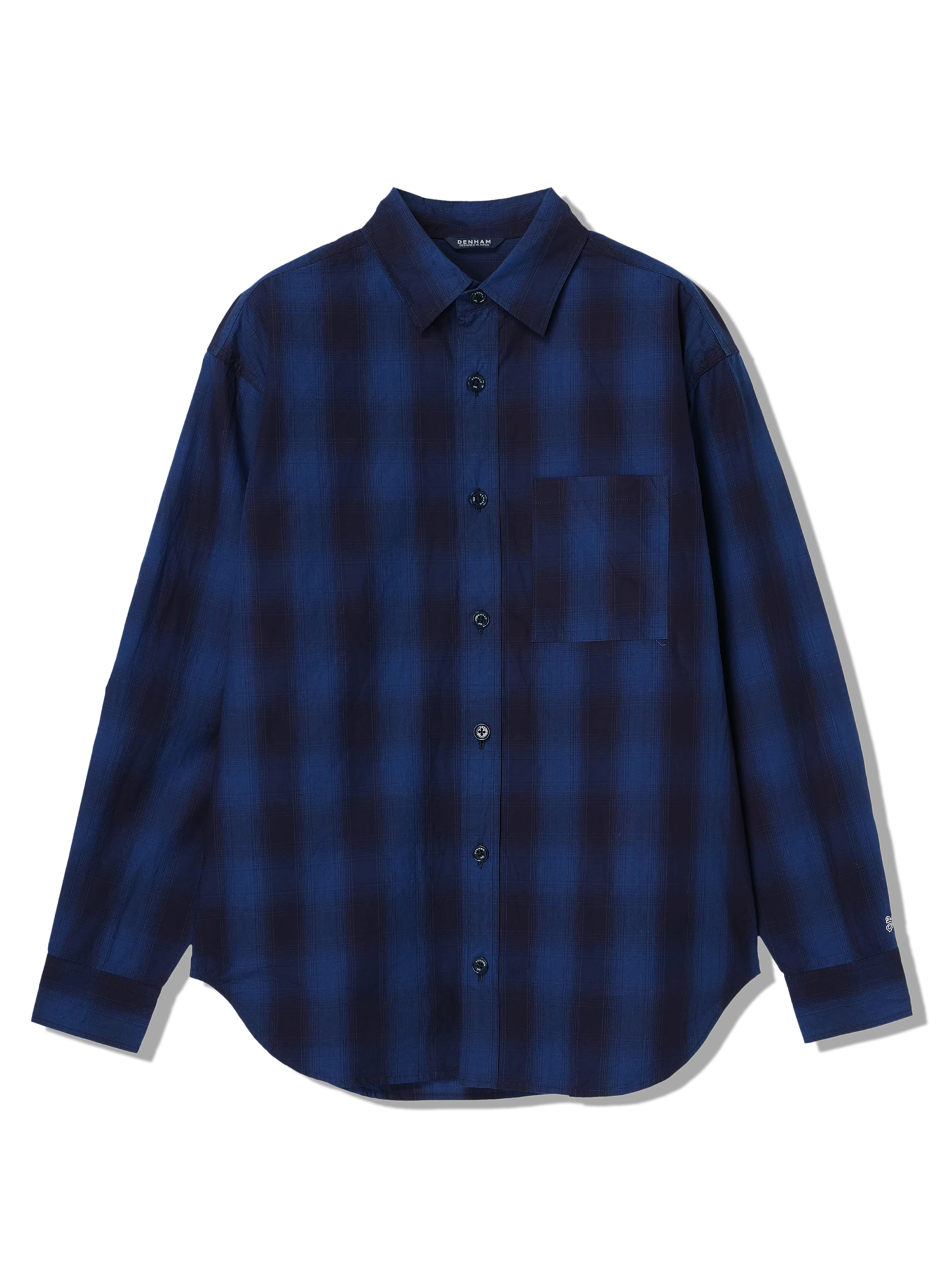 INDIGO CHECK SHIRT アイテム詳細｜DENHAM（デンハム）日本公式オンラインストア