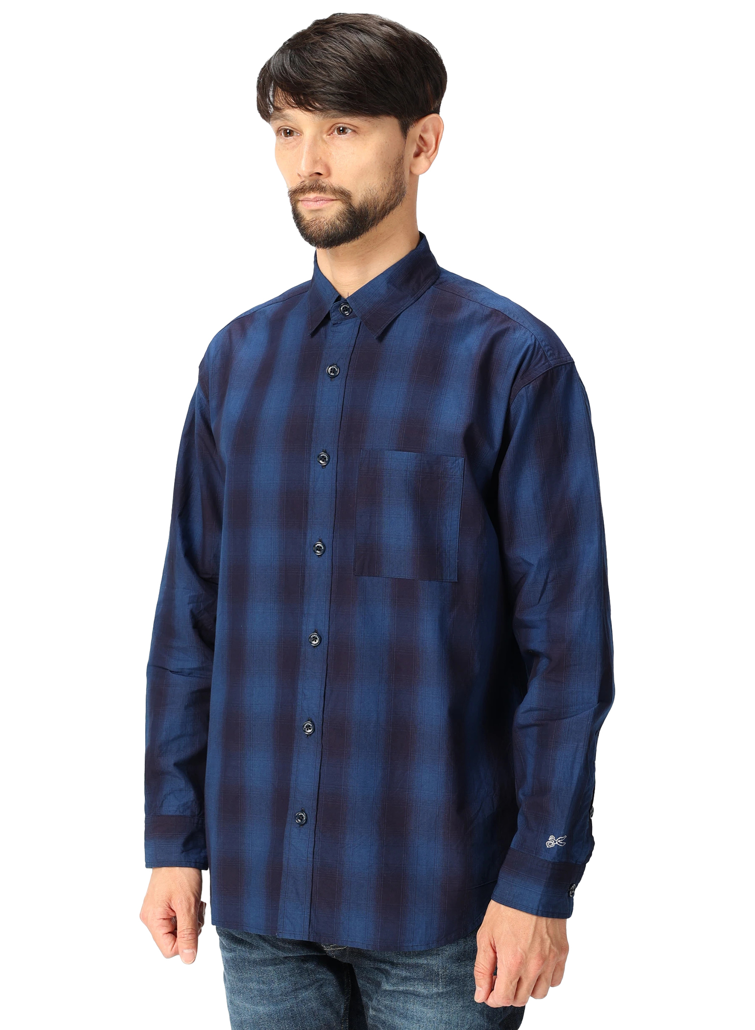 DENHAM(デンハム) |INDIGO CHECK SHIRT