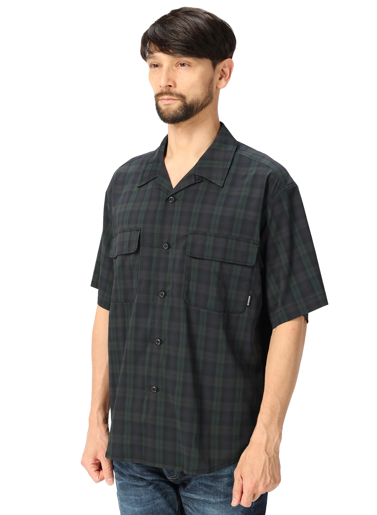 DENHAM(デンハム) |CHECK TECH SHIRT SS