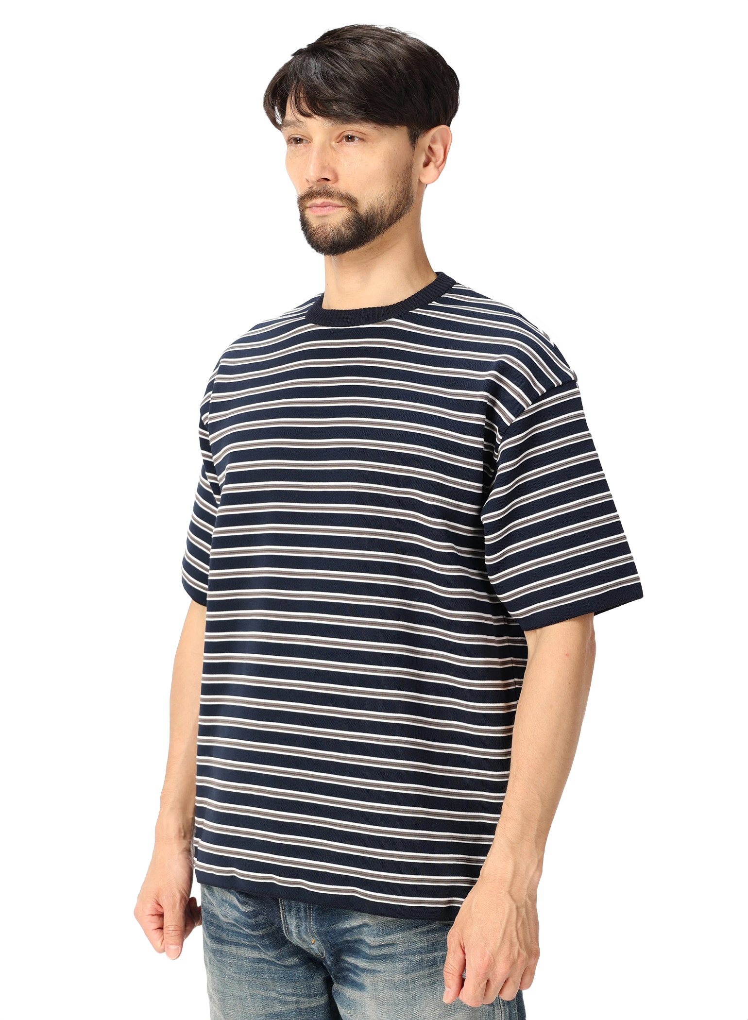 DENHAM(デンハム) |TOUGH BORDER TEE