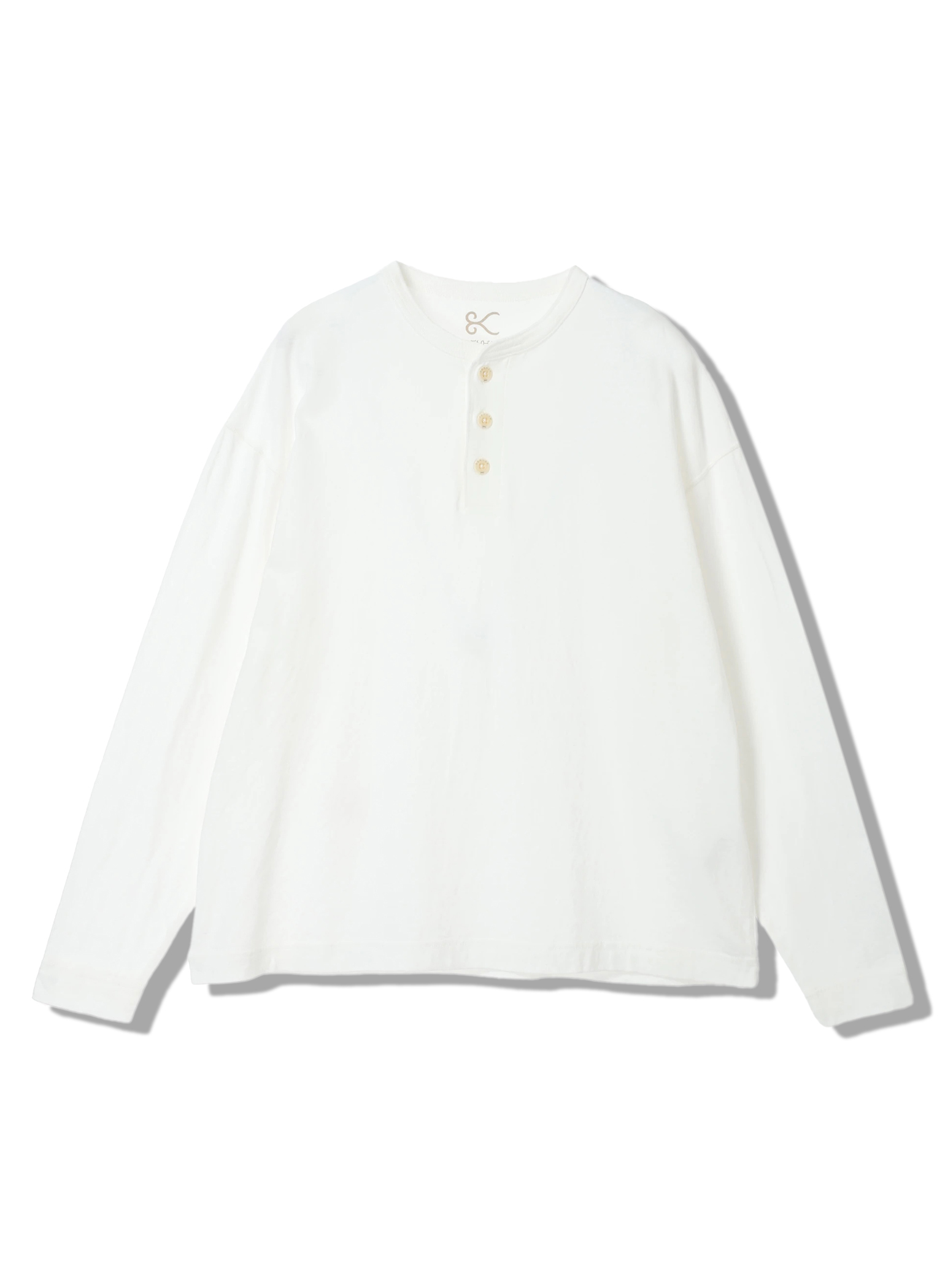 DENHAM ロンT ホワイト DENHAM [デンハム] AMERICANA ロングスリーブTシャツ [AMERICANA