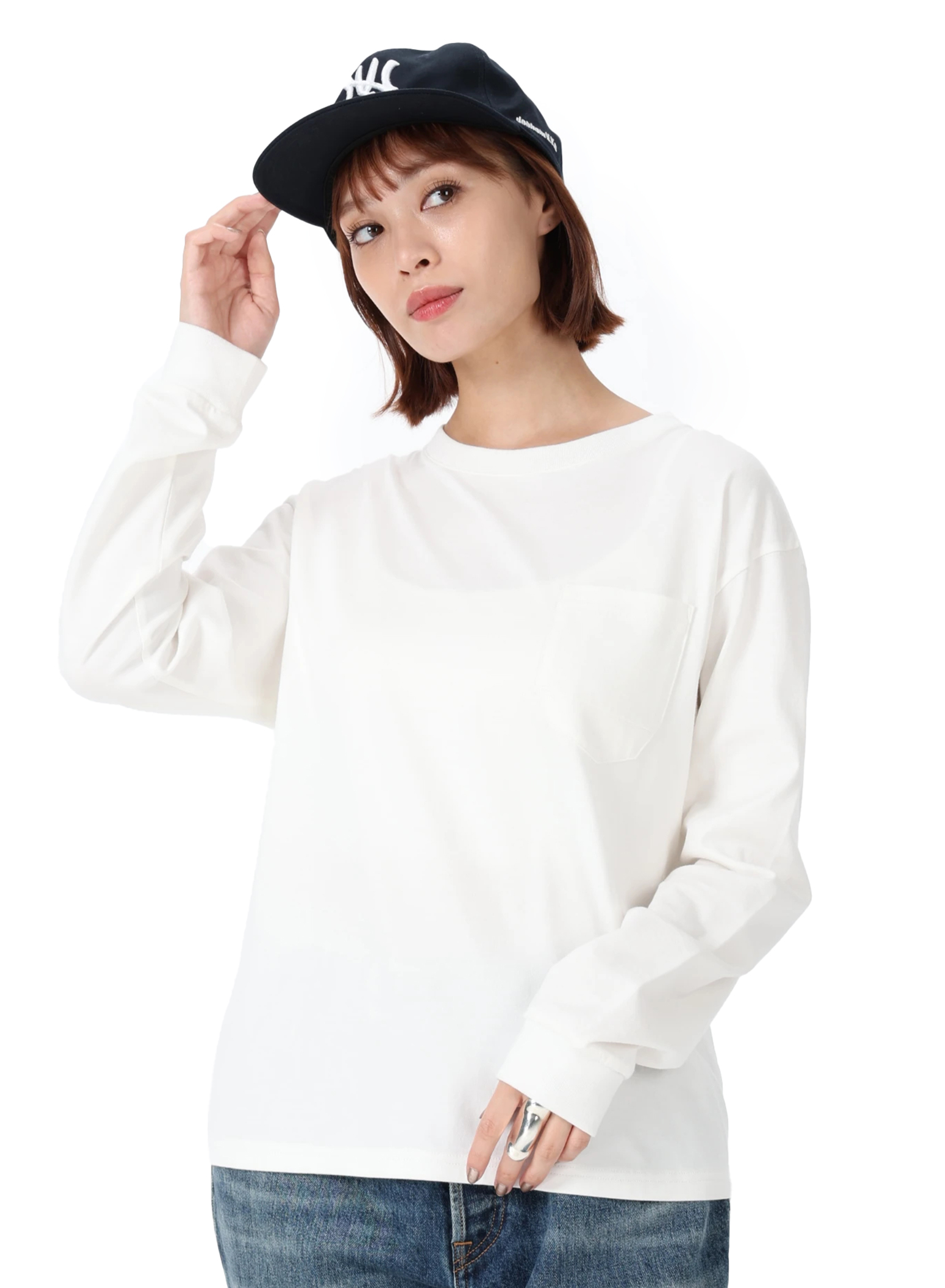 DENHAM(デンハム) |7 POCKET TEE LS