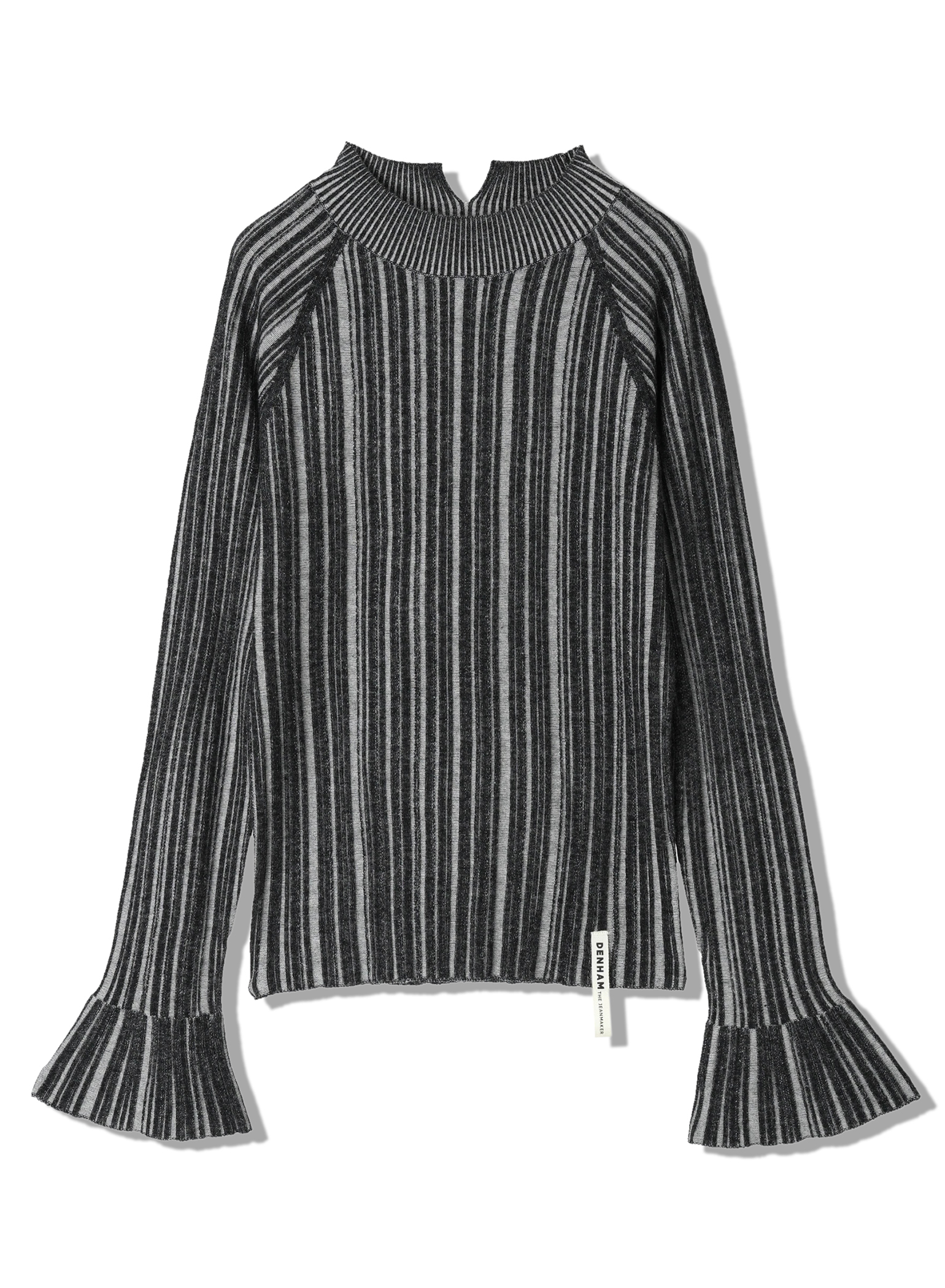 DENHAM(デンハム) |BICOLOR RIB KNIT TOP