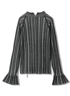 DENHAM(デンハム) |BICOLOR RIB KNIT TOP