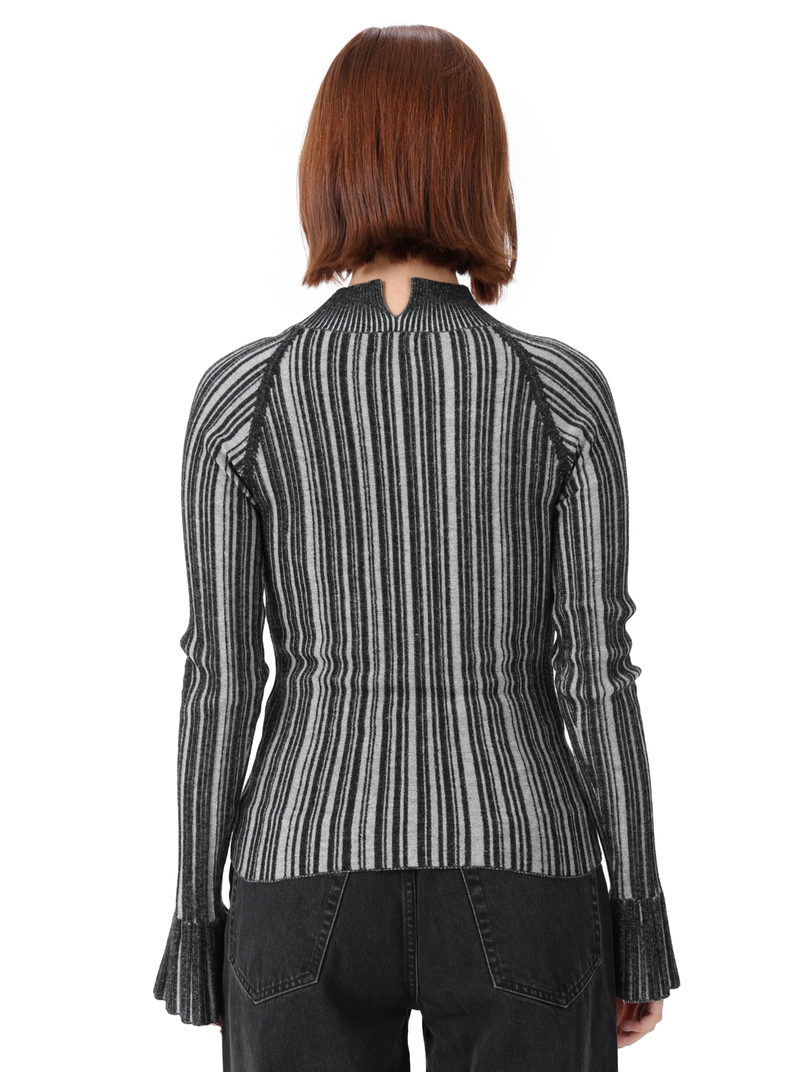 DENHAM(デンハム) |BICOLOR RIB KNIT TOP