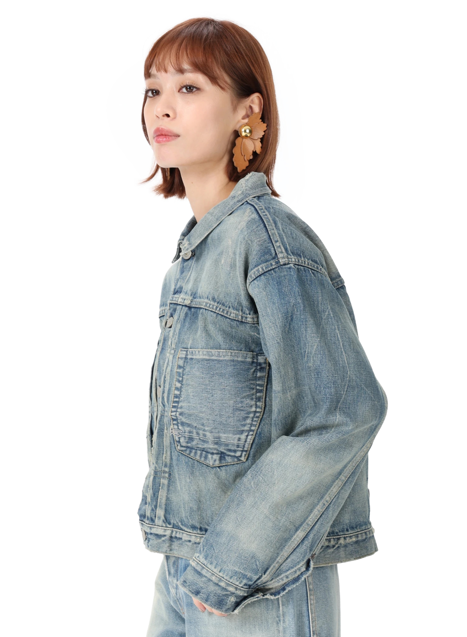 DENHAM(デンハム) |CROP MIJ DENIM JK