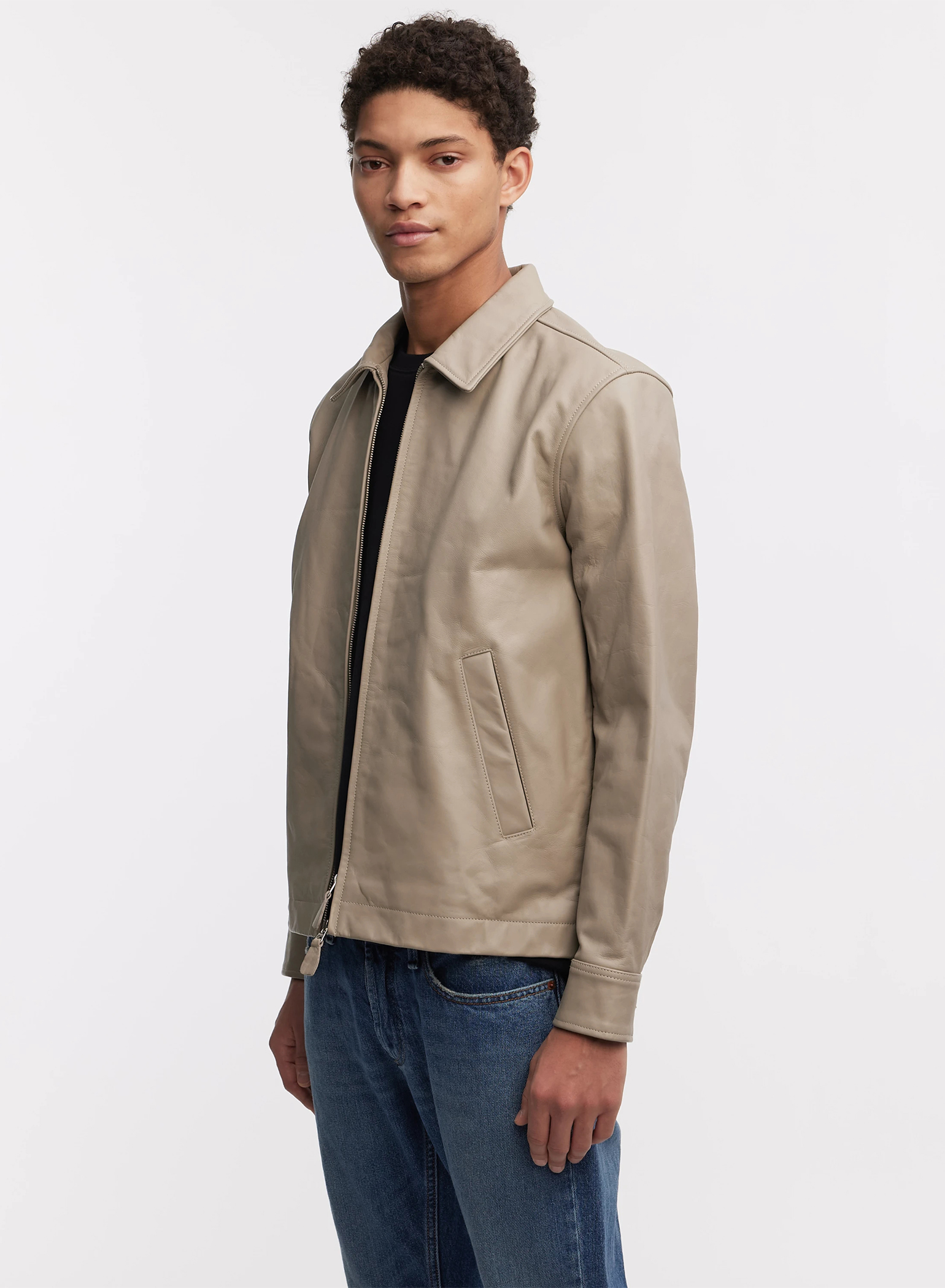 DENHAM(デンハム) |MILES LEATHER JACKET PC