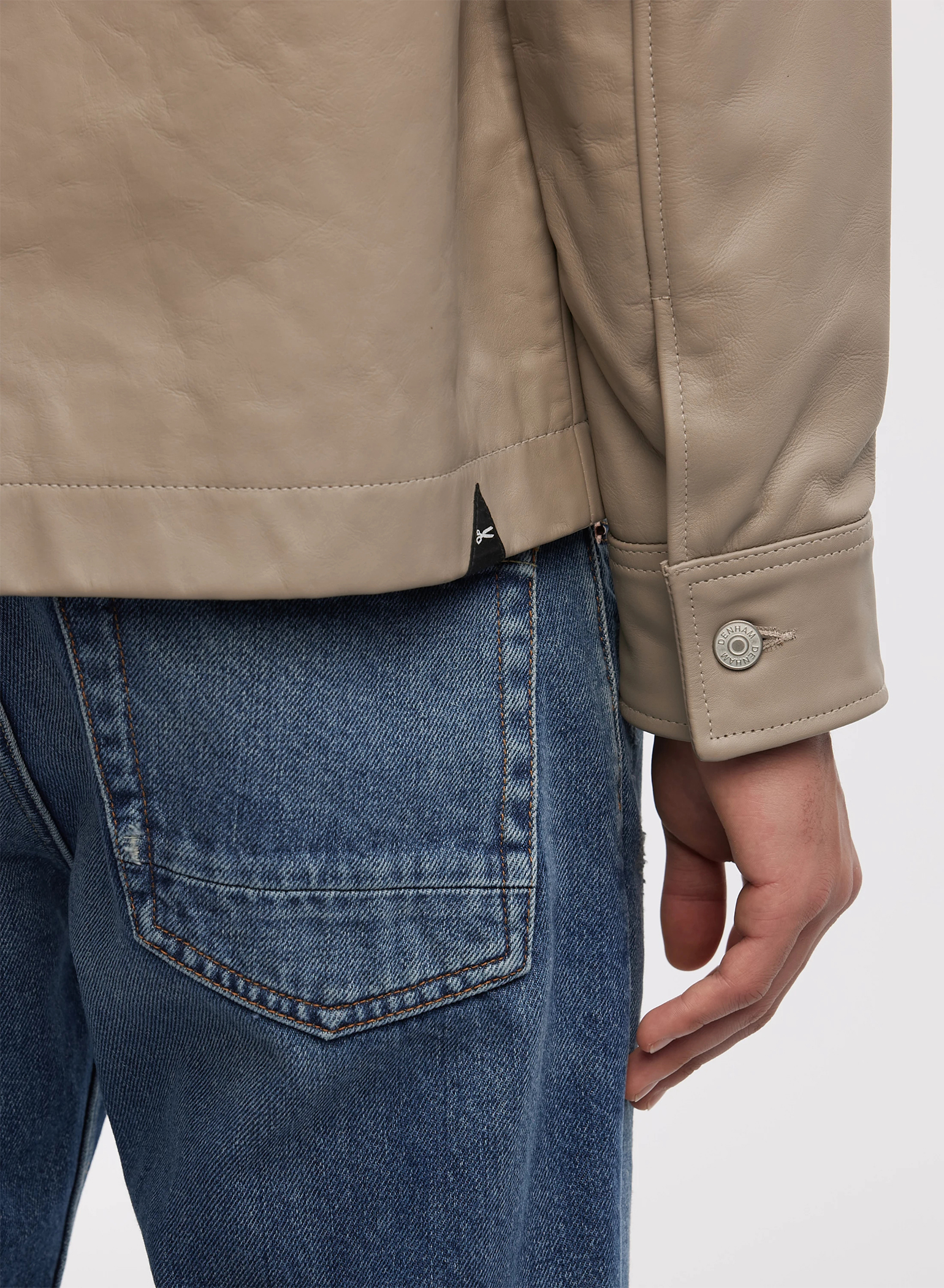 DENHAM(デンハム) |MILES LEATHER JACKET PC