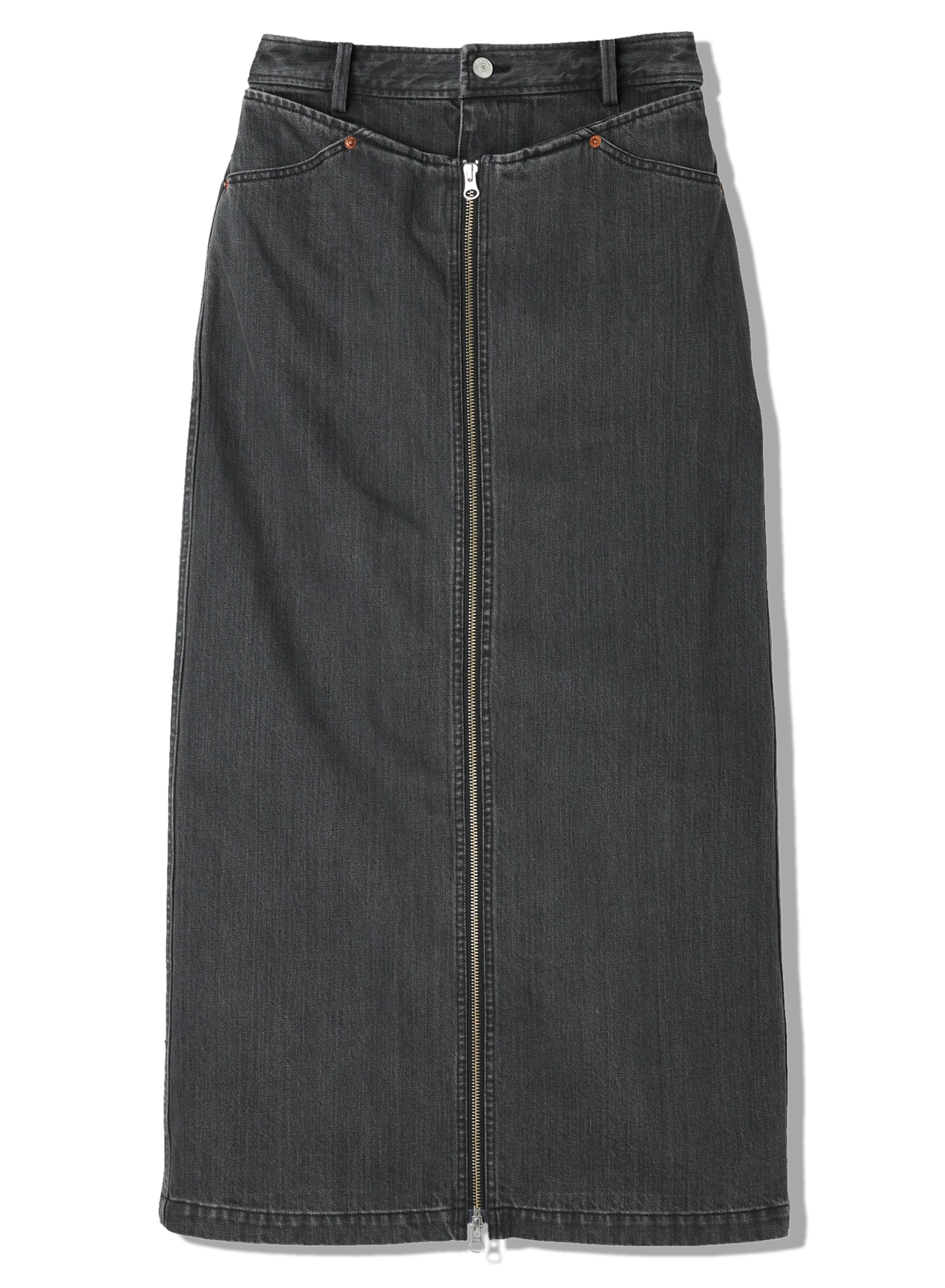 DENHAM(デンハム) |LONG ZIP LAYERED D SKIRT