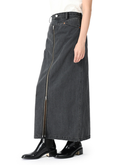 DENHAM(デンハム) |LONG ZIP LAYERED D SKIRT