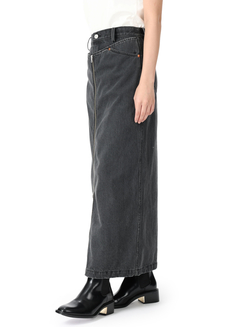 DENHAM(デンハム) |LONG ZIP LAYERED D SKIRT