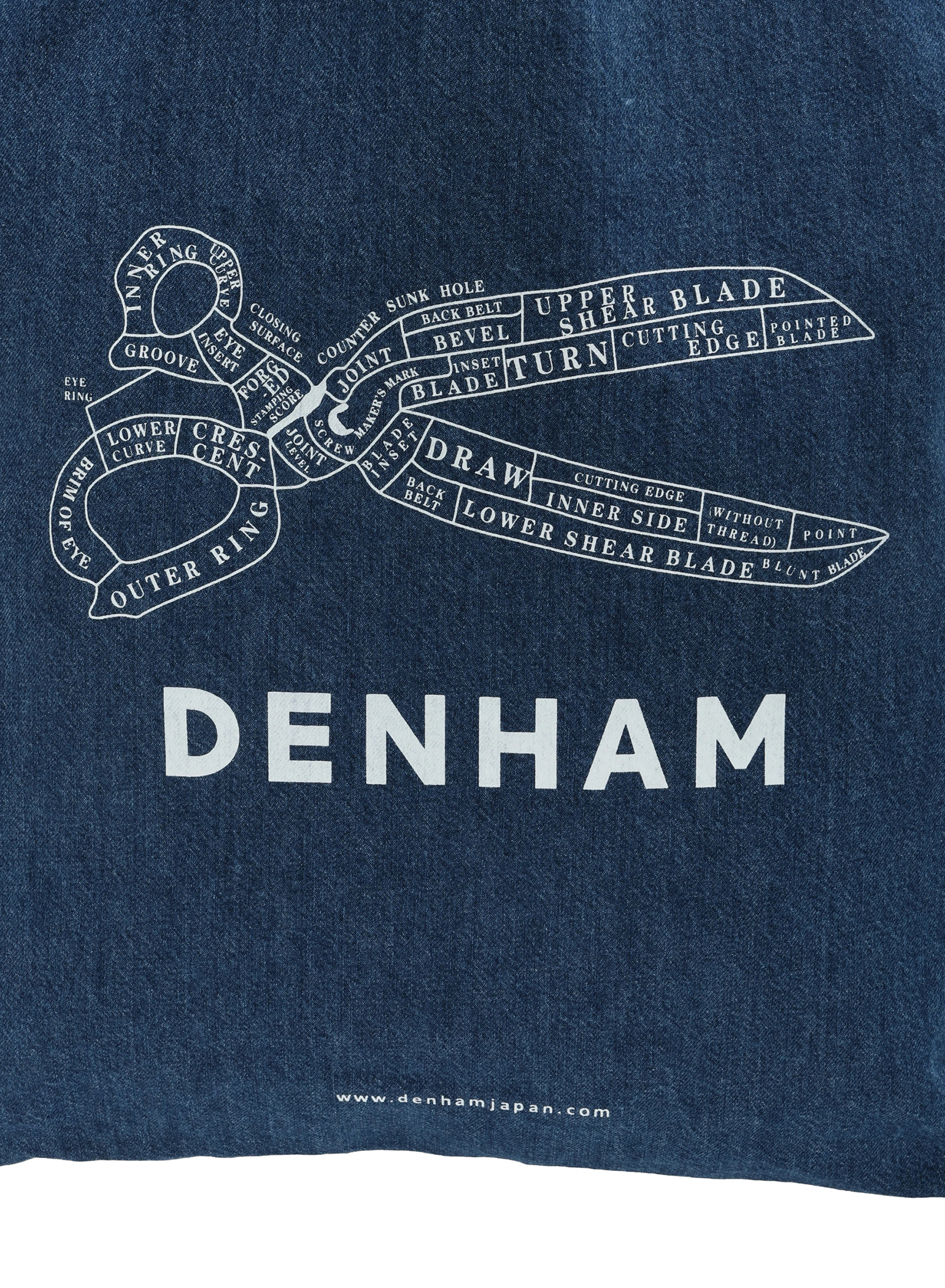 DENHAM(デンハム) |DNHM SCISSOR TOTE BAG ID