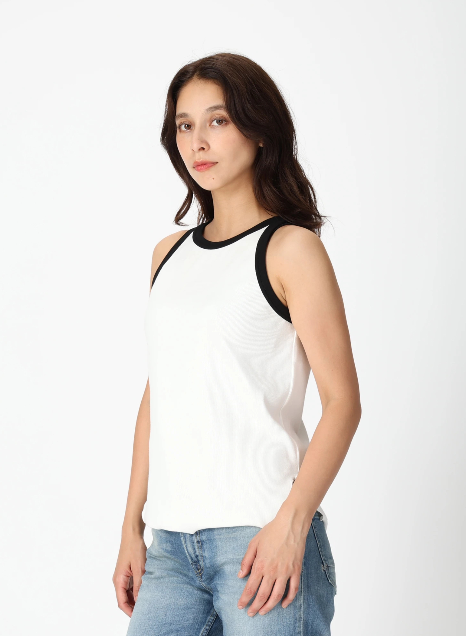DENHAM(デンハム) |BICOLOR TANK TOP