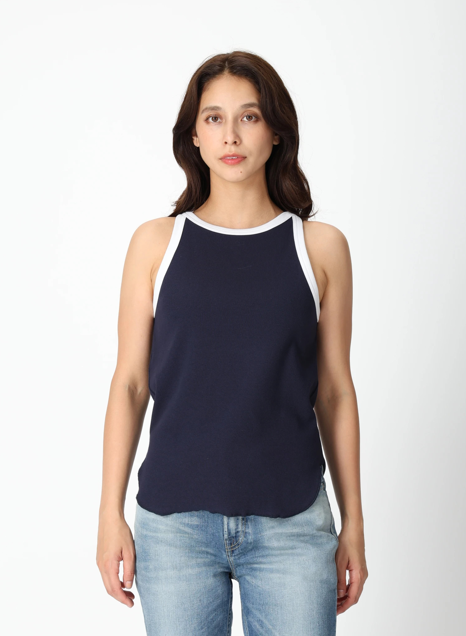 DENHAM(デンハム) |BICOLOR TANK TOP
