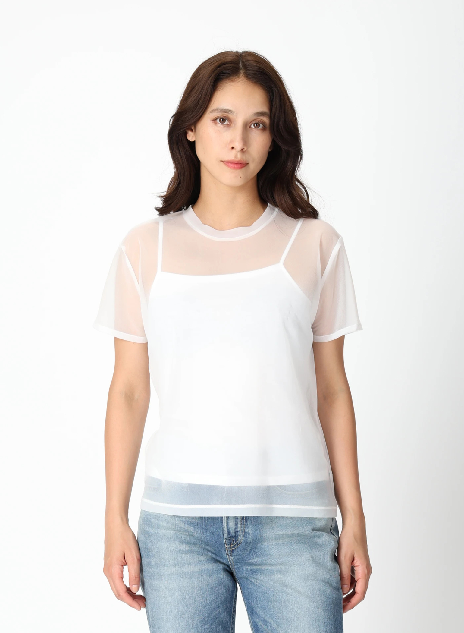 DENHAM(デンハム) |SHEER SS TOP