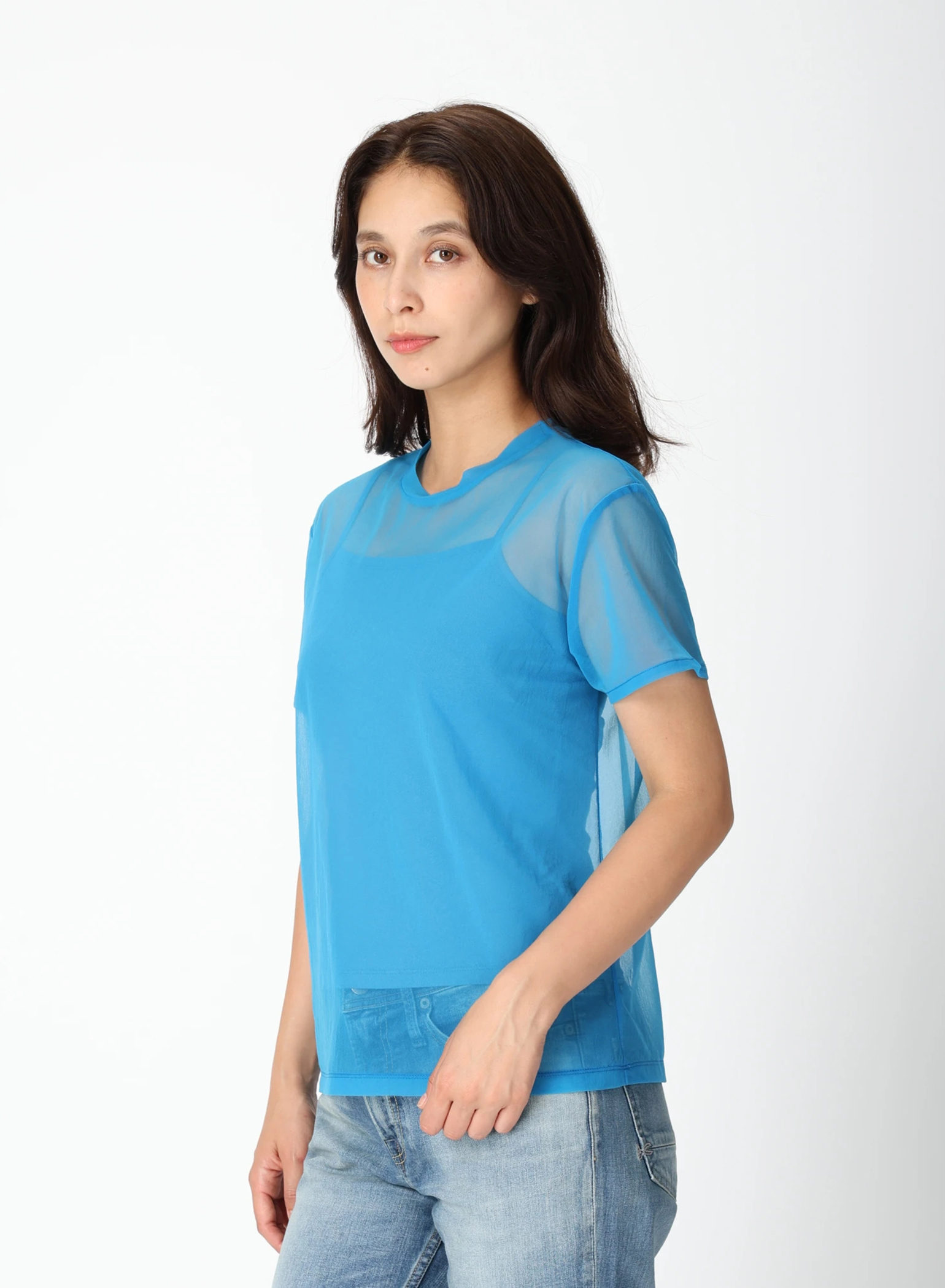 DENHAM(デンハム) |SHEER SS TOP
