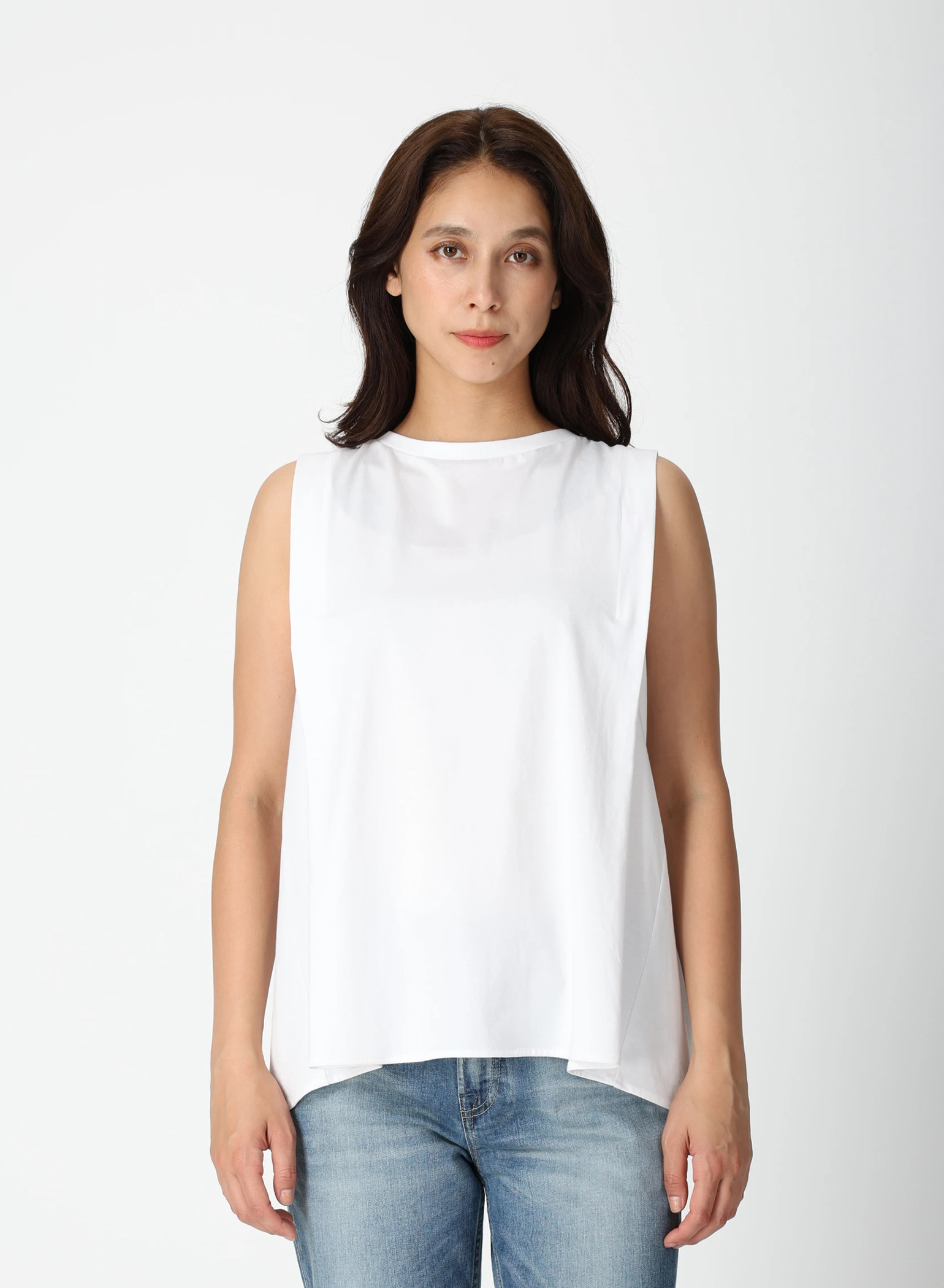DENHAM(デンハム) |SLEEVELESS TACK TOP