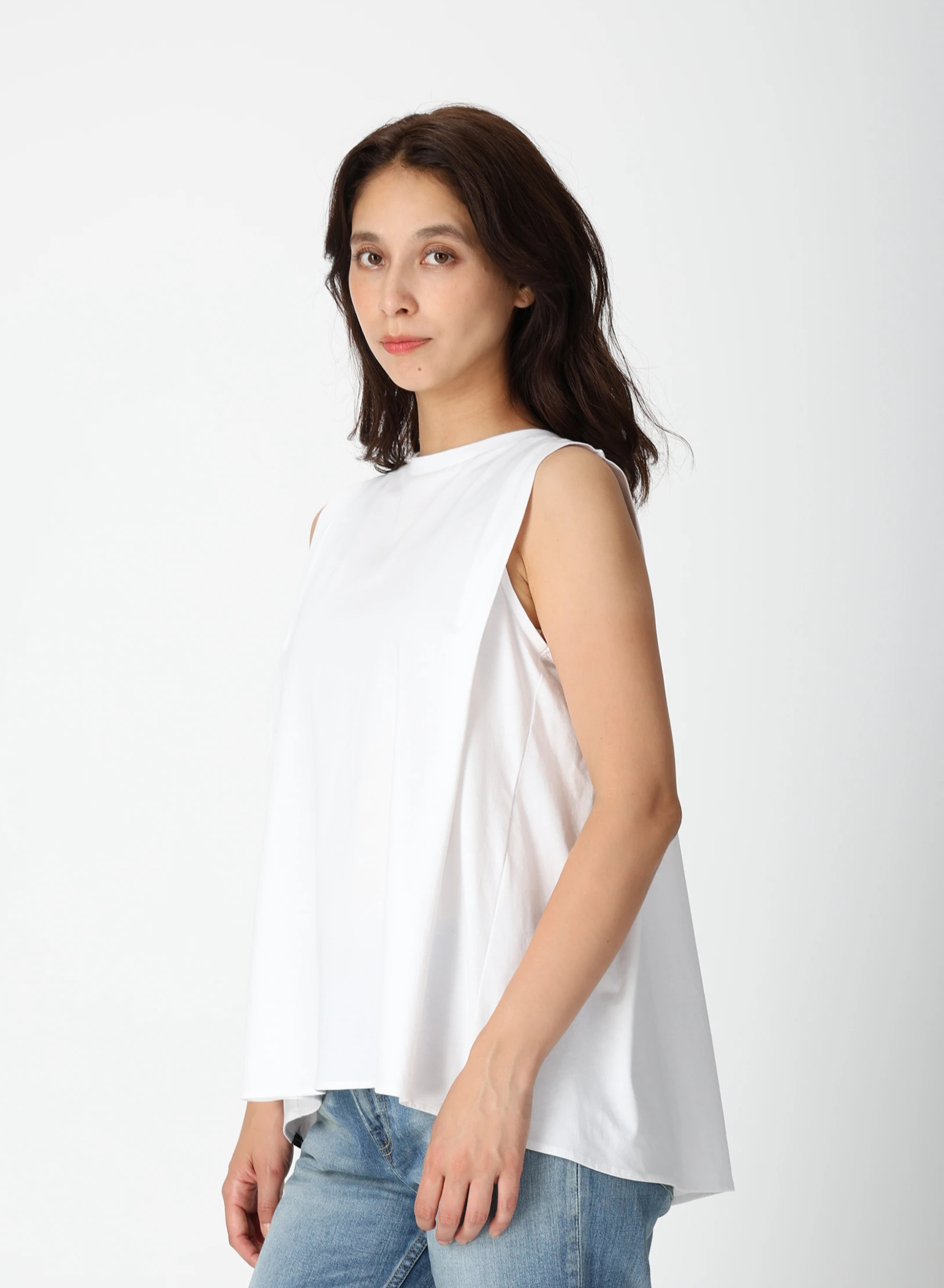 DENHAM(デンハム) |SLEEVELESS TACK TOP