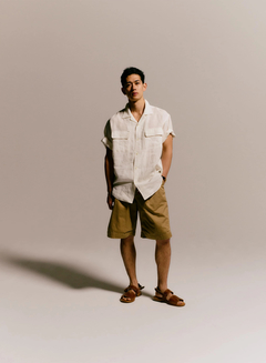 DENHAM(デンハム) |a IN U LINEN SHIRT SS