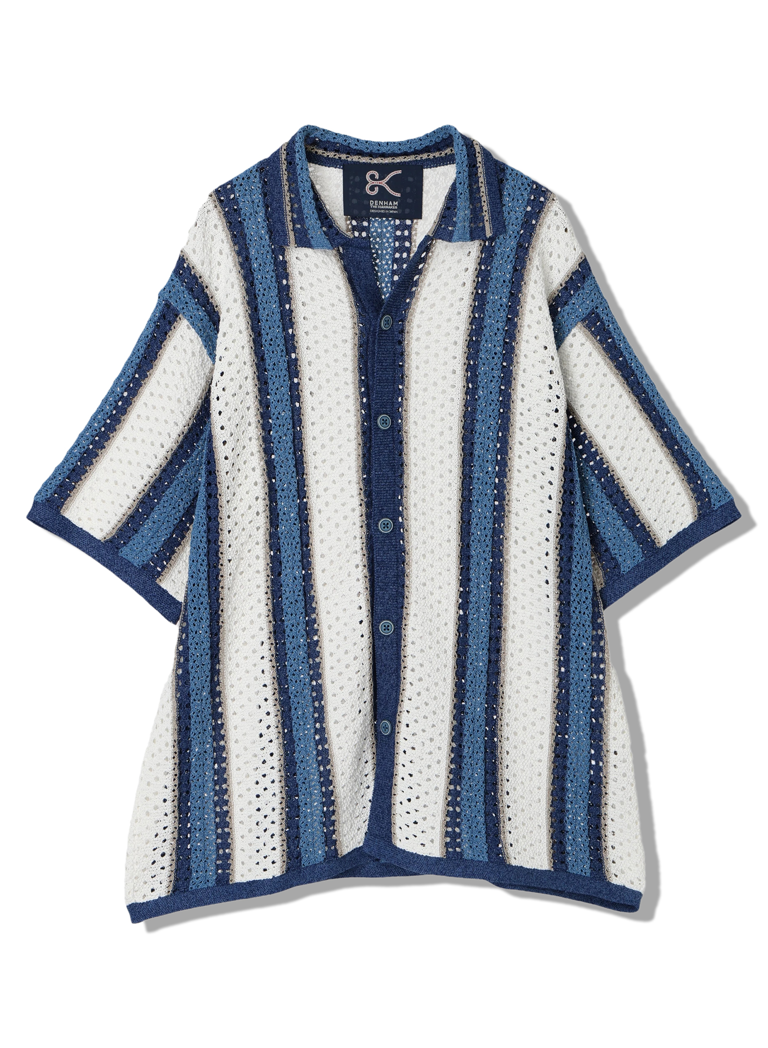 DENHAM(デンハム) |MESH KNIT SHIRT