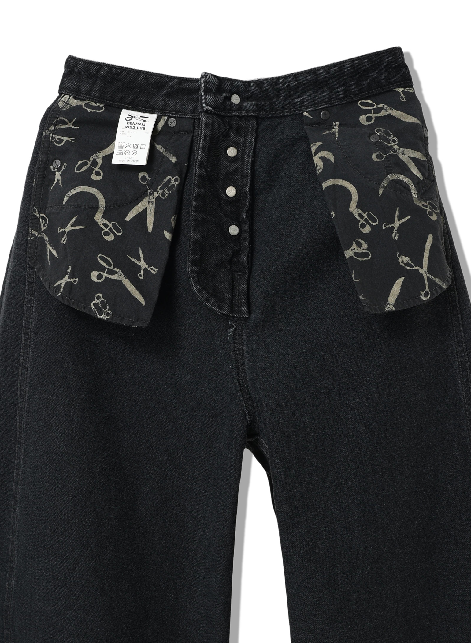 DENHAM(デンハム) |DAIKI MIJ BUTTON BK