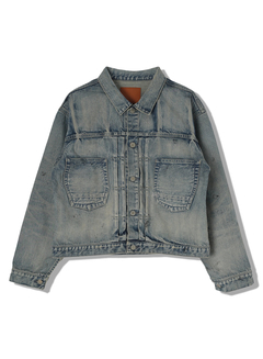 DENHAM デンハム　ステッチ ノーカラージャケット ブルゾン　綿ナイロン DENHAM デンハム ステッチ ノーカラージャケット ブルゾン 綿