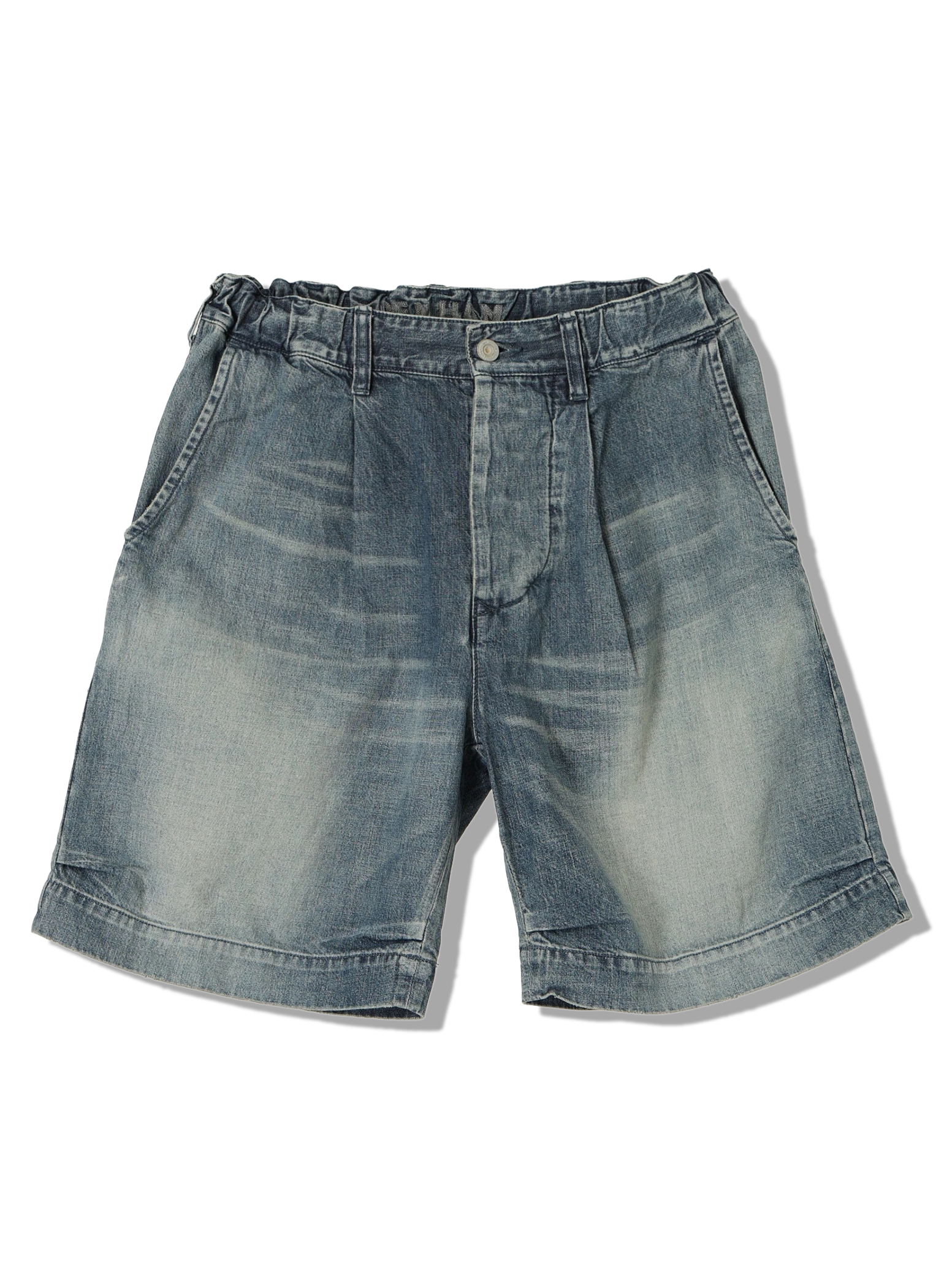 DENHAM(デンハム) |GATHERED DENIM SHORTS MIJ LB