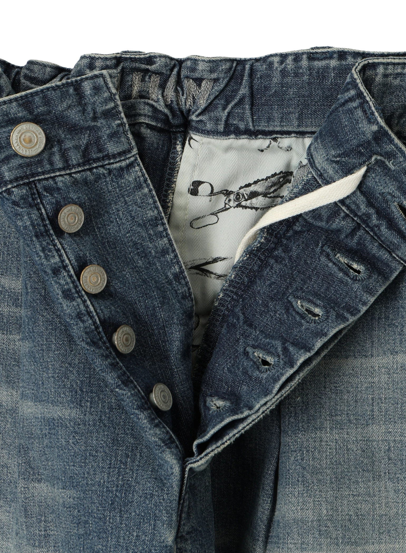 GATHERED DENIM SHORTS MIJ LB アイテム詳細｜DENHAM（デンハム