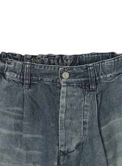 DENHAM(デンハム) |GATHERED DENIM SHORTS MIJ LB