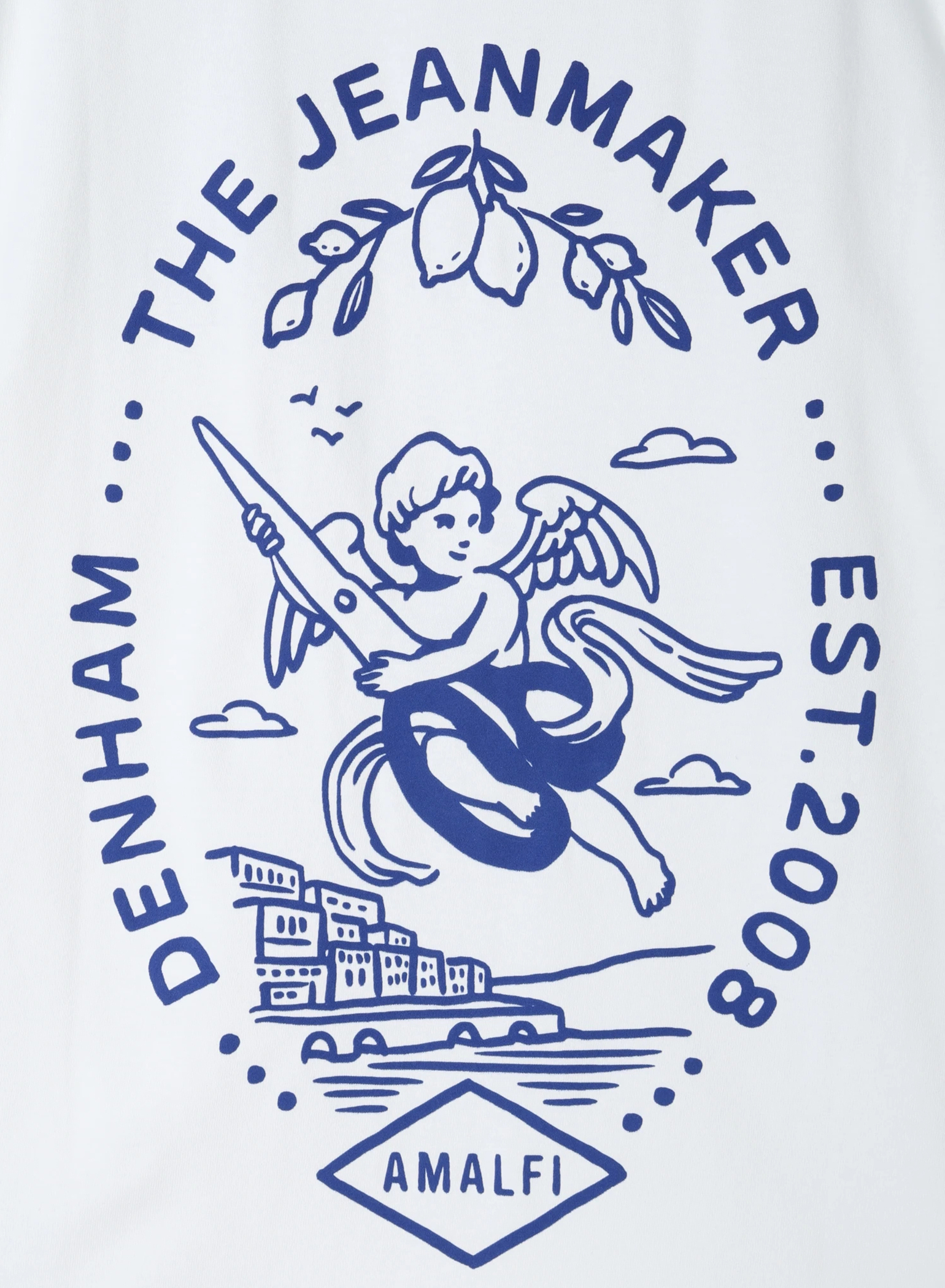 【追加料金なし】◆DENHAM◆ CHERUB TEE Tシャツ イエロー 追加料金なし】◇DENHAM◇ CHERUB TEE Tシャツ (DENHAM/Tシャツ