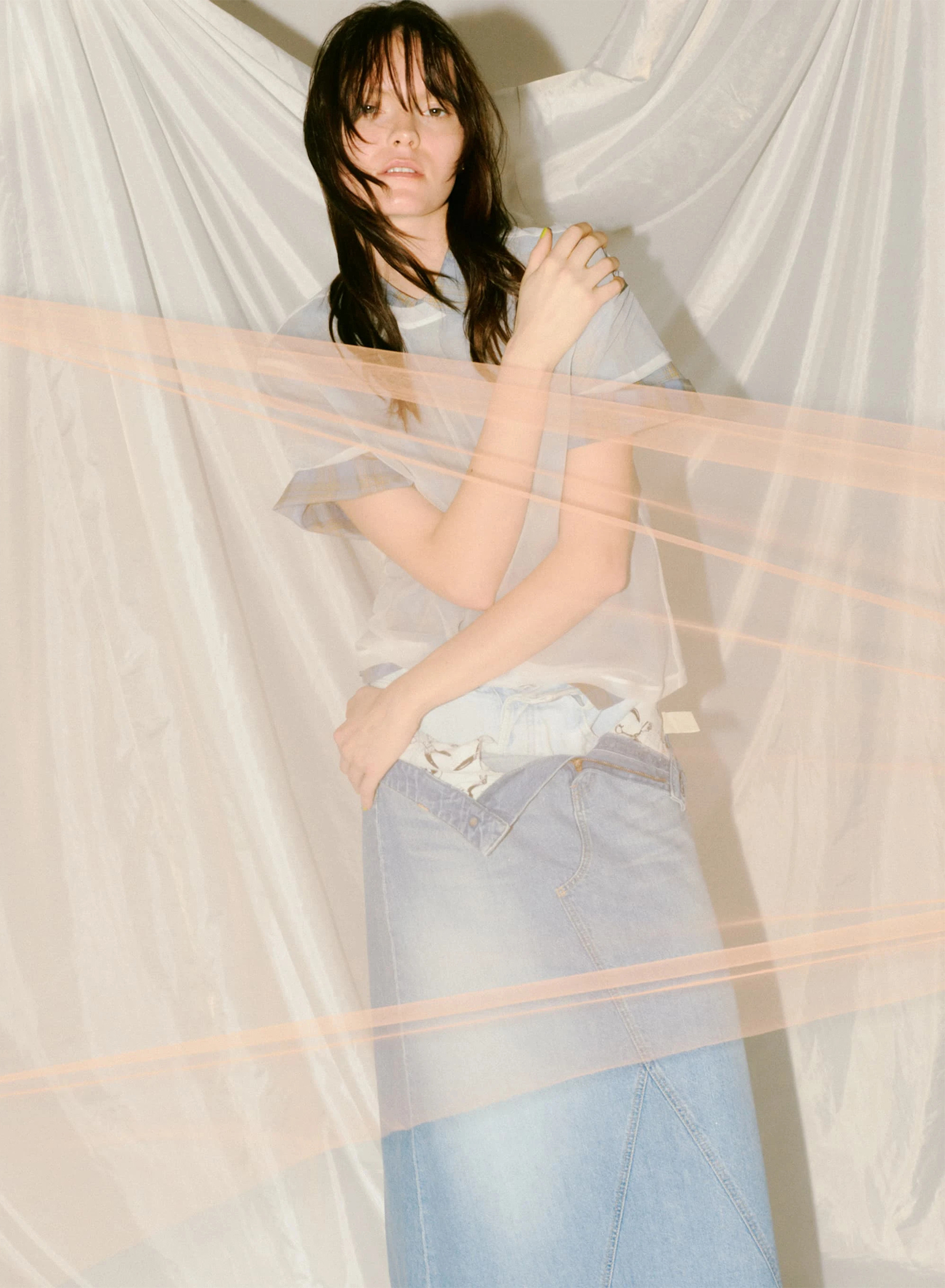 DENHAM(デンハム) |EMMA SKIRT LONG COATING