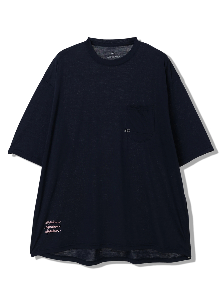 DENHAM AND SEA Tシャツ ネイビー DH X SANZOU WOOL TEE アイテム詳細｜DENHAM（デンハム）日本