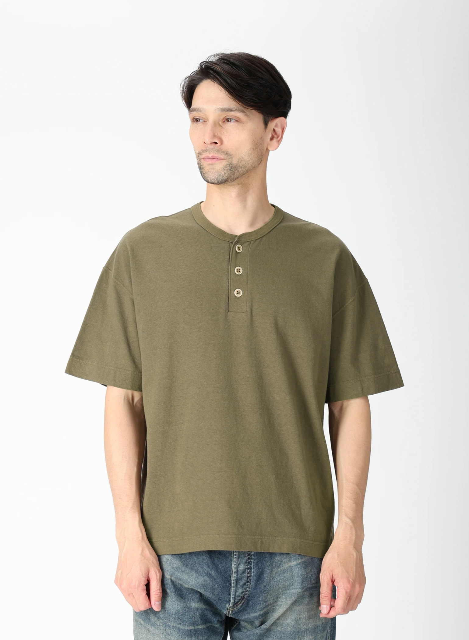 DENHAM(デンハム) |a IN U HENLEY NECK TEE