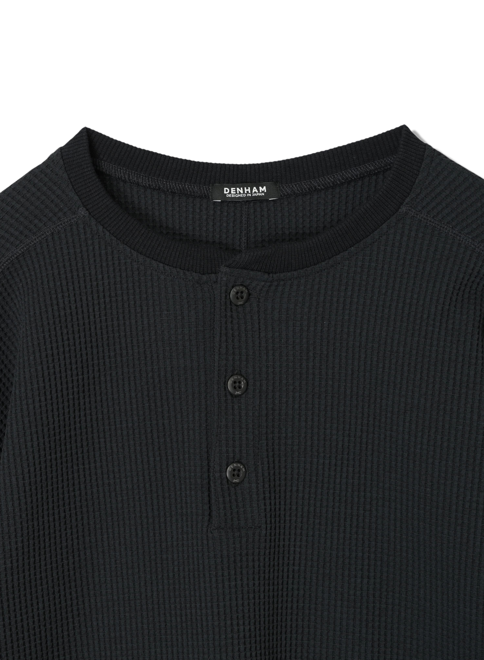DENHAMロンT ブラック 楽天市場】-デンハム DENHAM tシャツ 長袖 ロンt 刺繍 ロゴ
