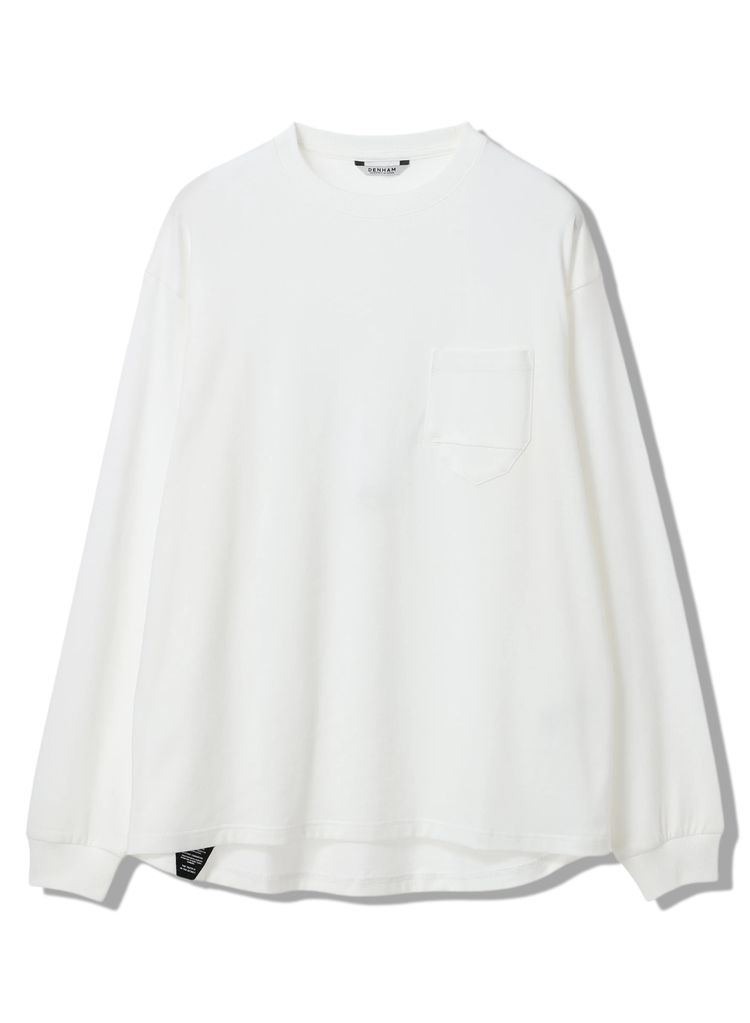 デンハム　ロングTシャツ　ホワイト　L 7 POCKET TEE LS アイテム詳細｜DENHAM（デンハム）日本公式オンライン