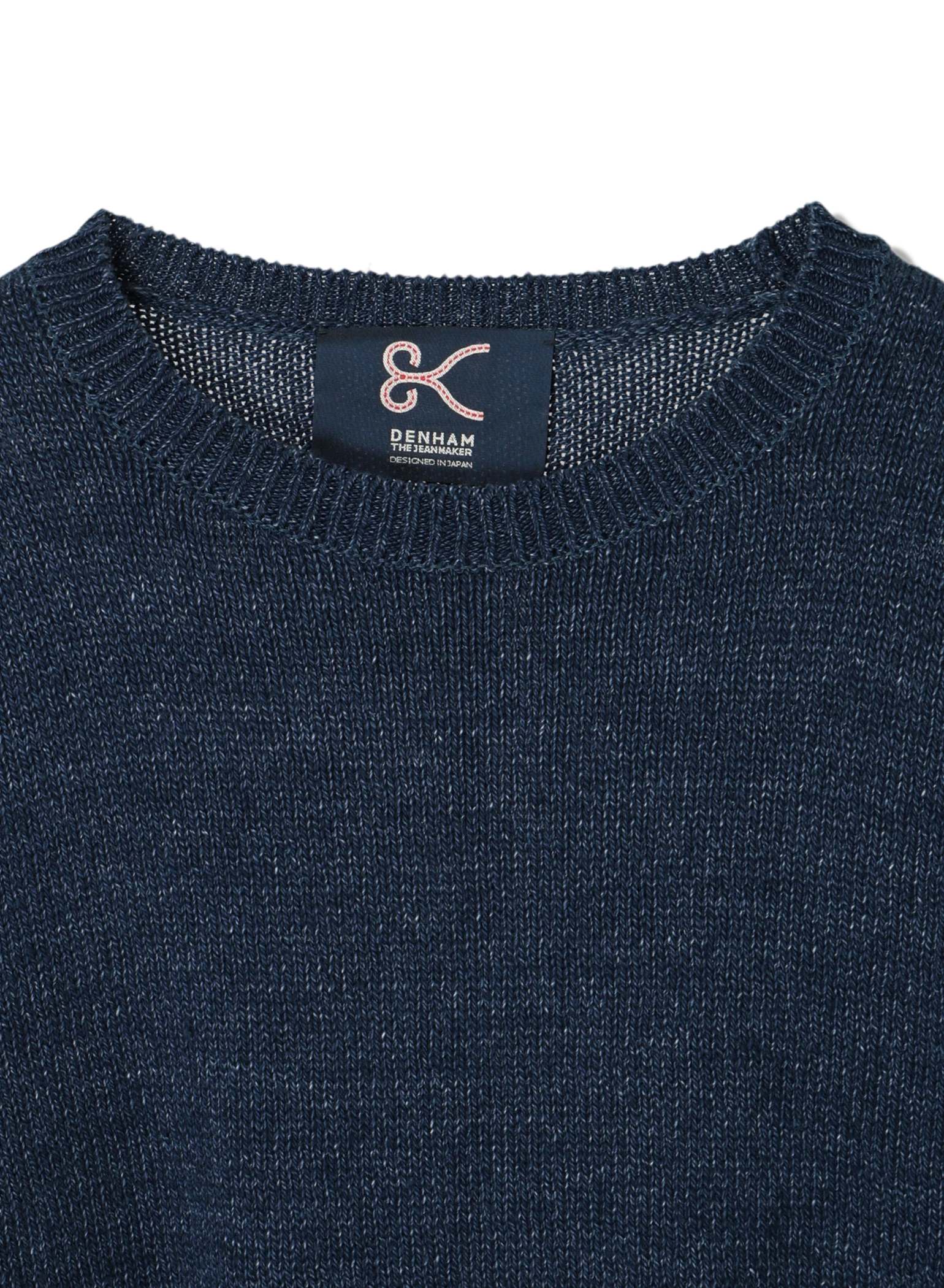 INDIGO KNIT CREW アイテム詳細｜DENHAM（デンハム）日本公式