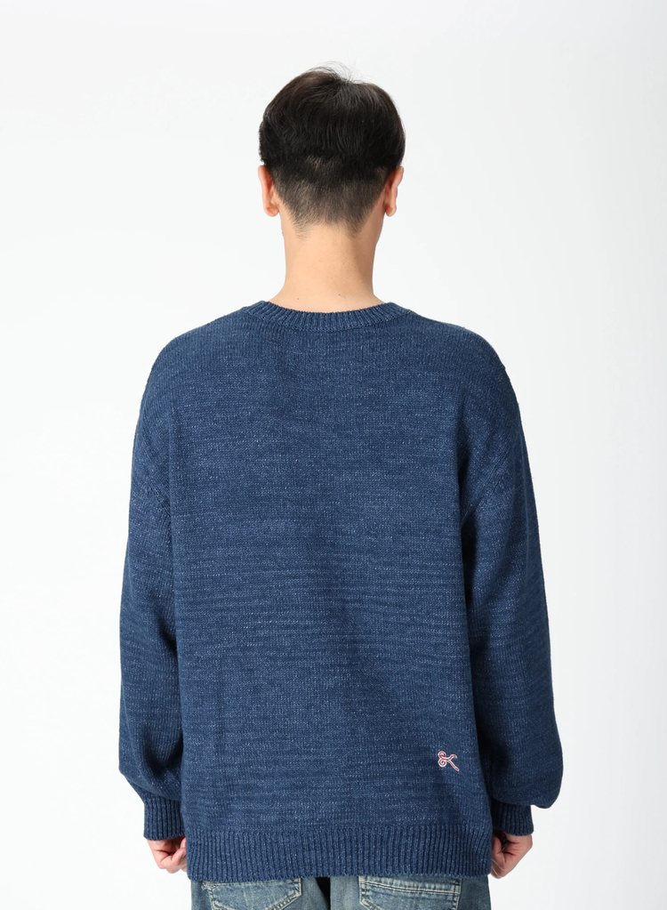 INDIGO KNIT CREW アイテム詳細｜DENHAM（デンハム）日本公式