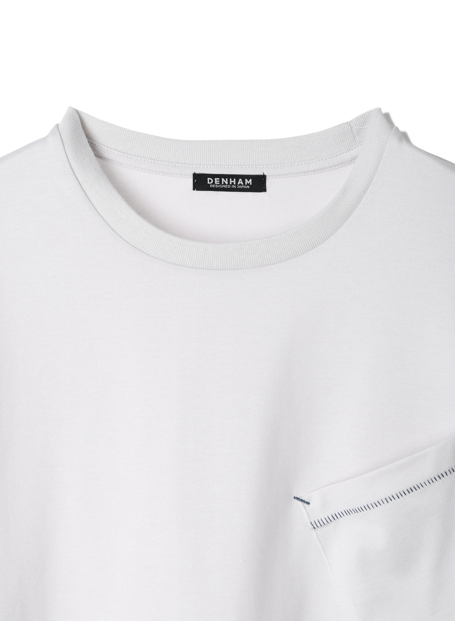 DENHAM(デンハム) |BICOLOR STITCH TEE