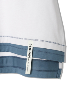 DENHAM(デンハム) |BICOLOR STITCH TEE